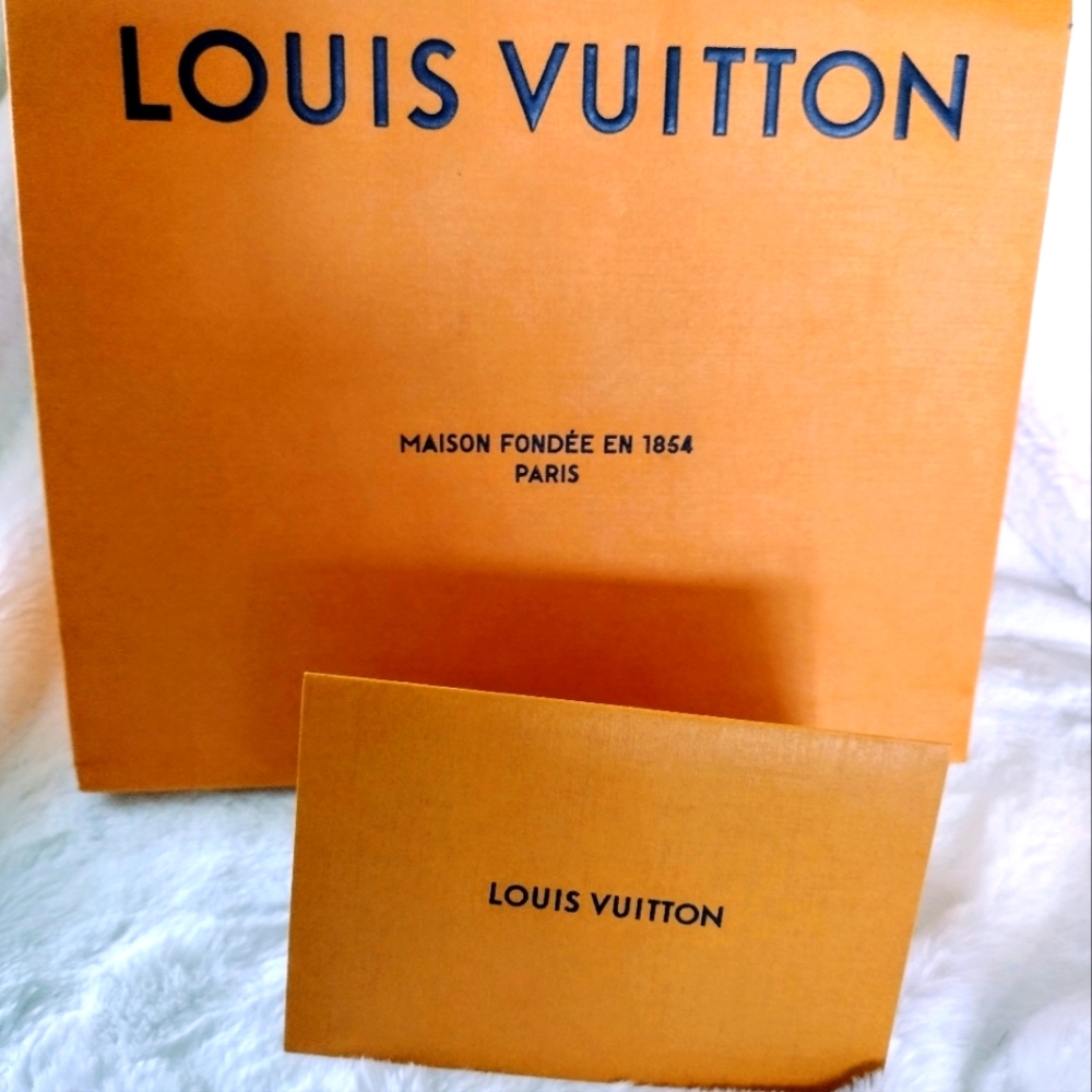 Original Louis Vuitton Shopping Bag w "Message Card Holder" for Sale!🛍️